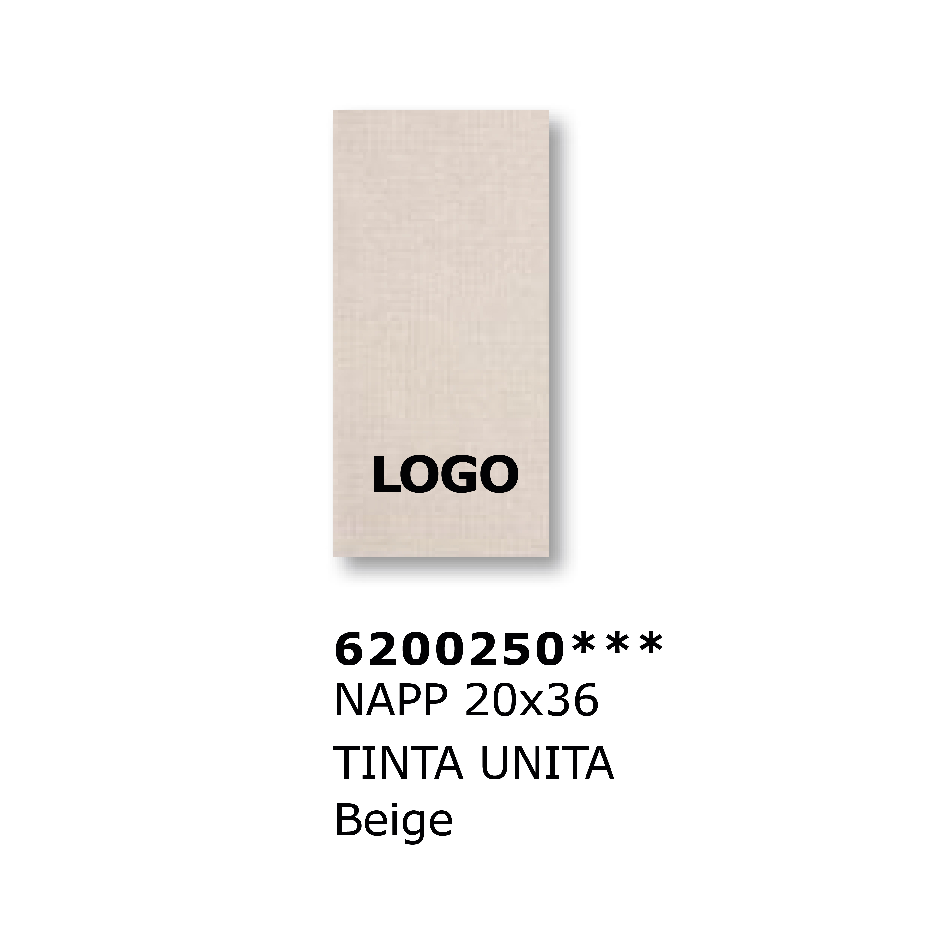 Serviette - Napp 20x36 cm Beige | Lieferant B