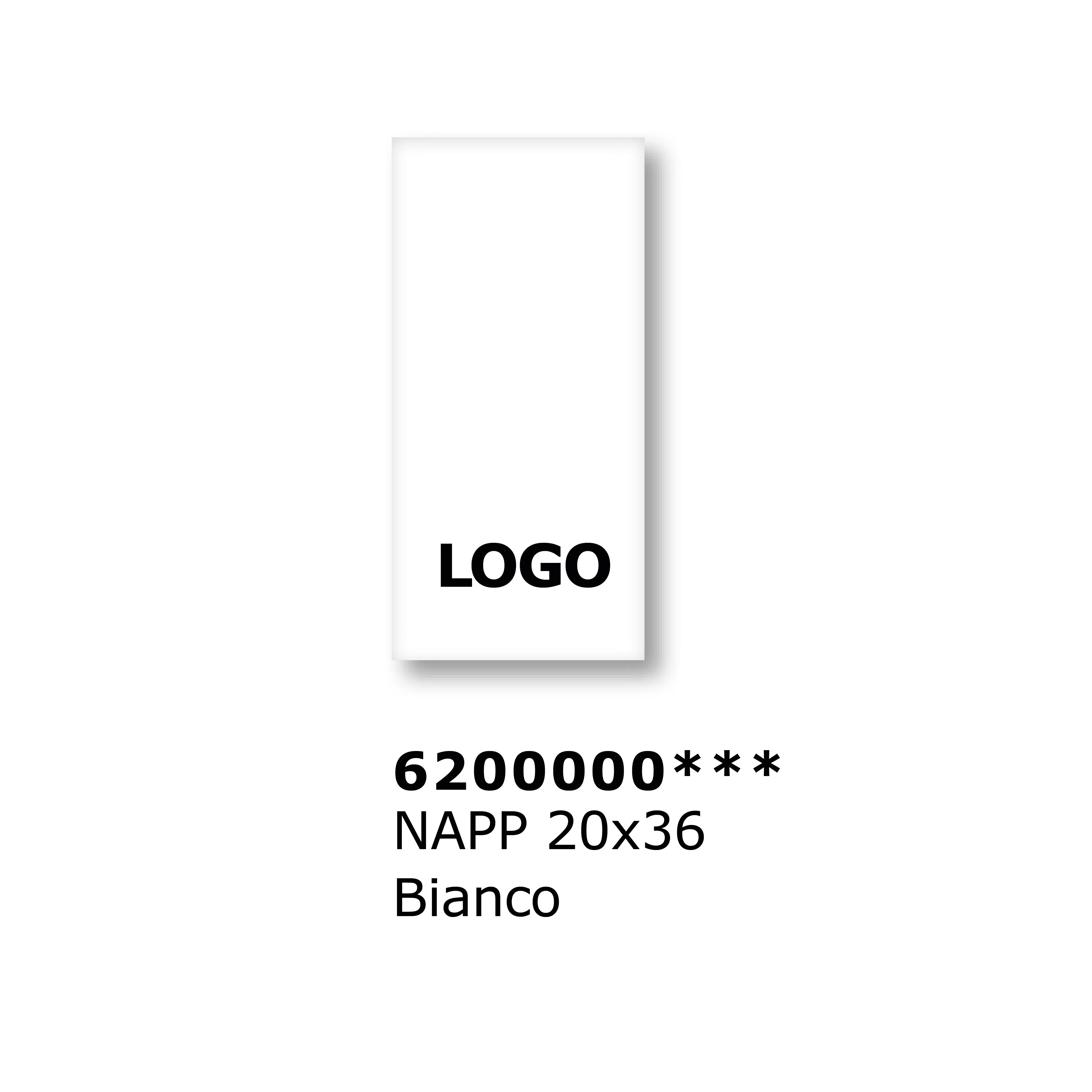 Serviette - Napp 20x36 cm Weiß | Lieferant A